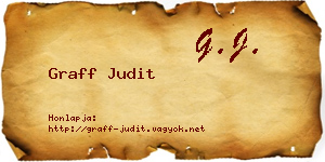 Graff Judit névjegykártya